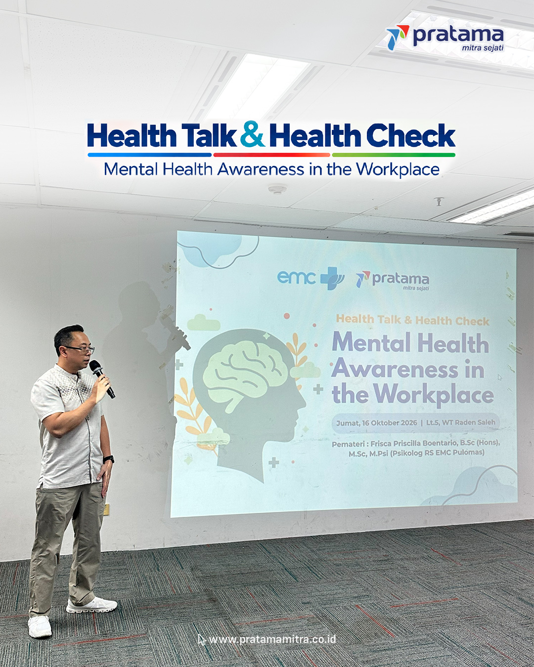 Health Talk & Health Check “Mental Health Awareness in the Workplace”.